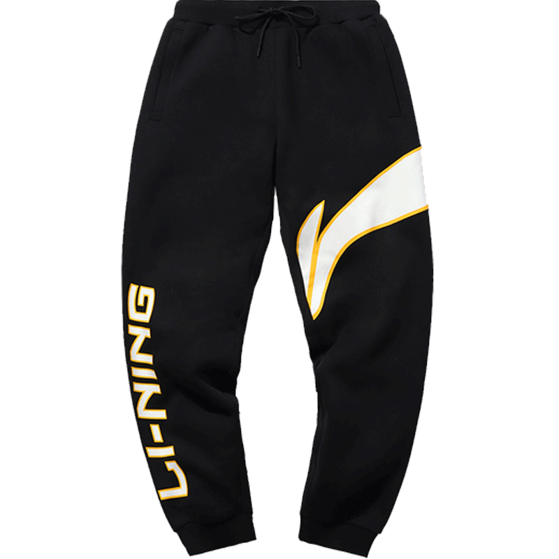 中国李宁运动裤男裤子冬春加厚保暖潮服宽松休闲工装裤子卫裤长裤