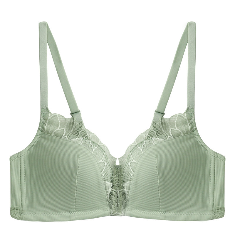 性感无钢圈女士文胸 蕾丝边调整型收副乳上托内衣 - 珀依兰内衣旗舰店