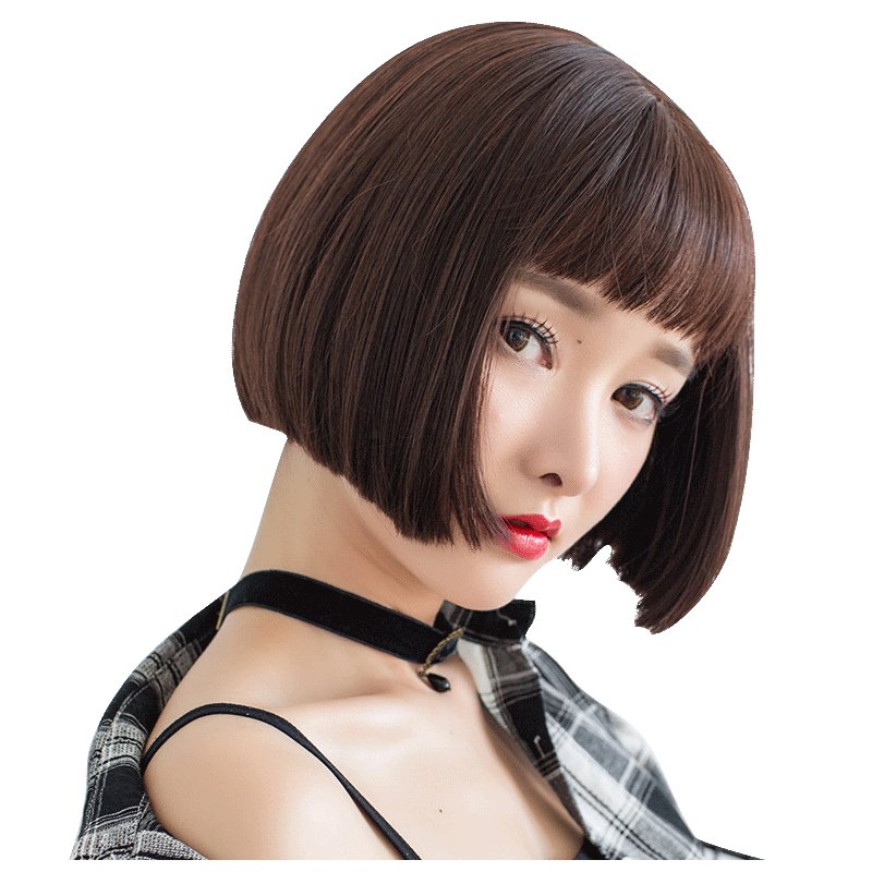 假发女短发波波bobo头韩国沙宣逼真韩版帅气空气薄刘海仿真假发套