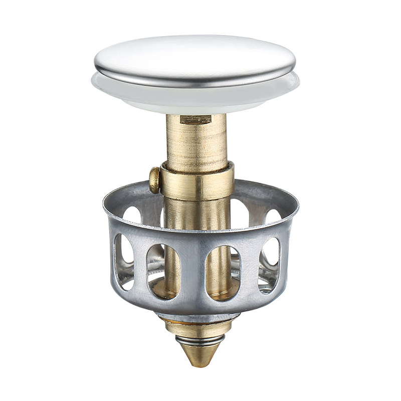 洗脸盆面盆下水盖子塞子堵头弹跳芯台盆弹跳提篮洗手盆下水器配件