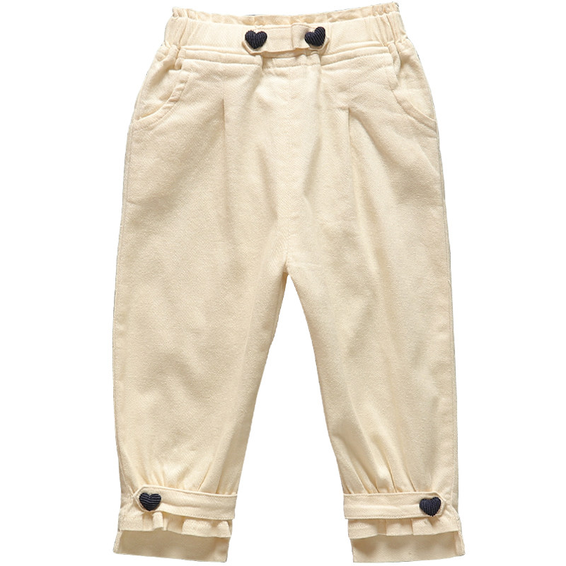 女童1休闲裤2春秋新款3岁宝宝洋气4宽松纯棉裤子5儿童韩版哈伦裤6