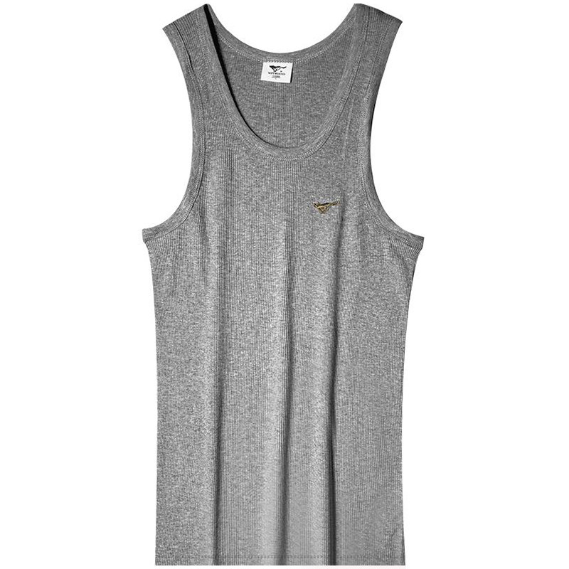 七匹狼男士吊带二道背心纯棉二股筋运动内搭外穿潮爸爸老汉衫宽松