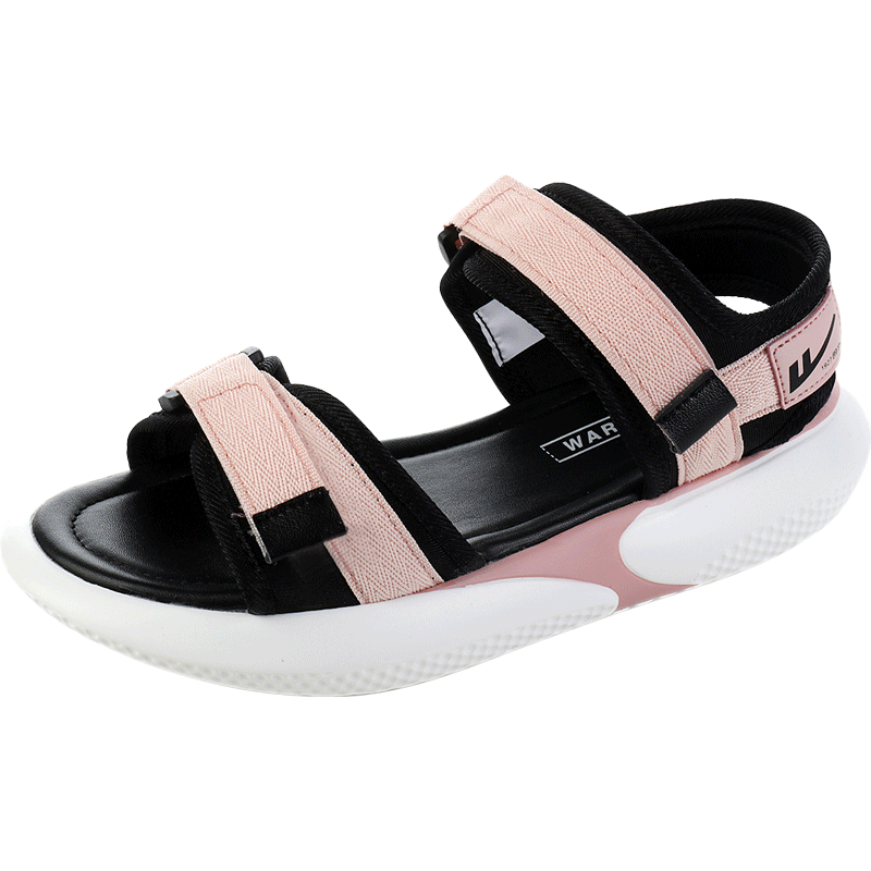 回力2019新款运动凉鞋女夏季时尚学生平底女士休闲百搭软底沙滩鞋