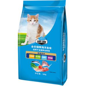 派派全期猫粮2.5 kg肉松冻干全猫粮