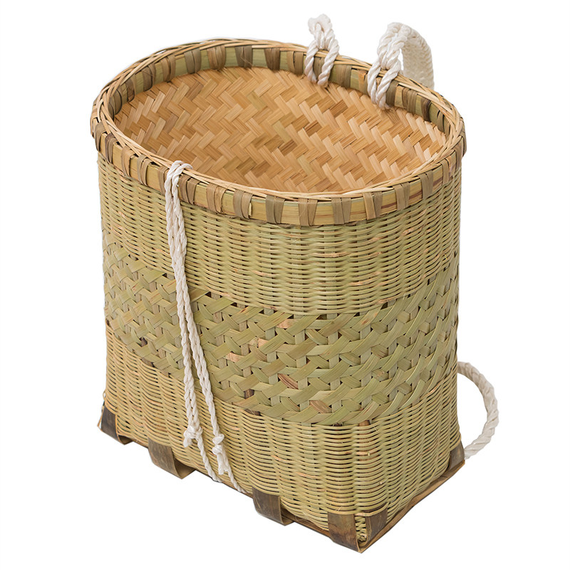 云贵四川农村竹背筐家用竹编背篓儿童小孩买菜道具竹子背篼夹背