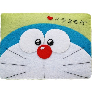 索芙兰免裁剪不织布手工diy材料包哆啦a梦机器猫双卡位卡套驾照套