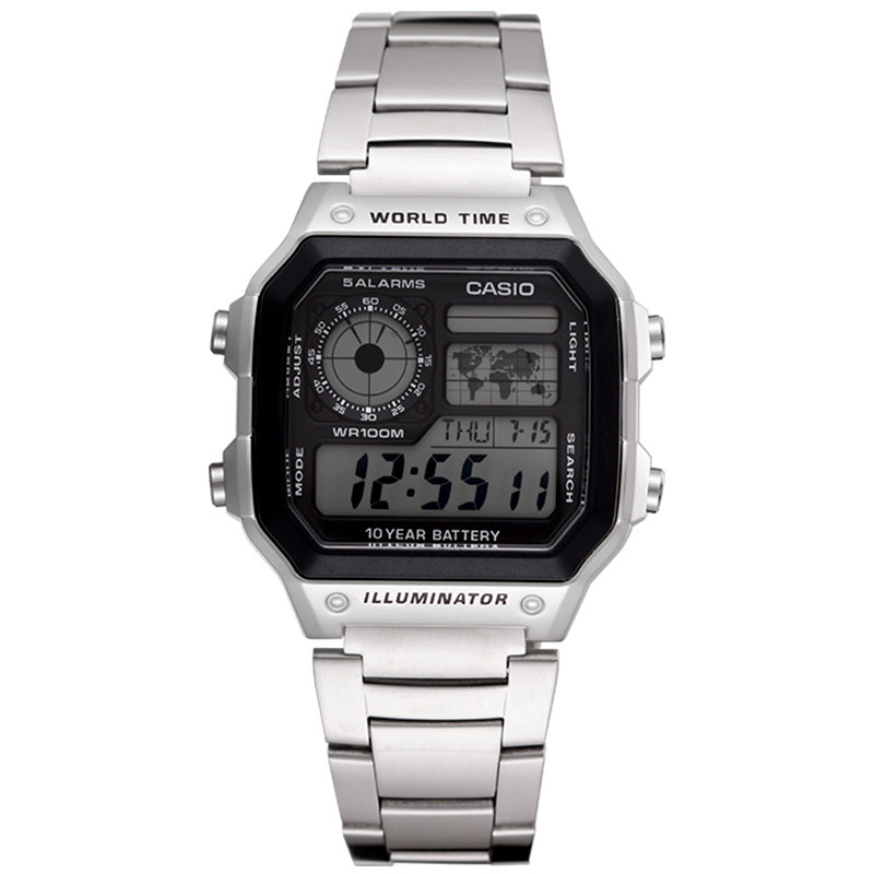 casio卡西欧手表男时尚复古方形电子表ae-1200whd-1a - 联盛优品海外