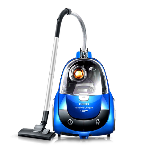 飞利浦吸尘器家用小型fc8471卧式无尘袋强力吸尘手持式大吸力车用