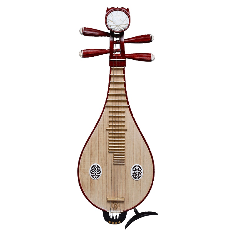 北京星海柳琴乐器 专业花梨柳琴非洲紫檀木材质铜品微调8412-2