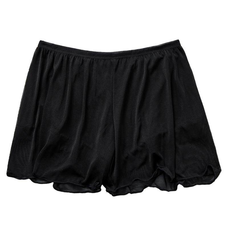 安全裤防走光女夏可外穿不卷边薄款蕾丝宽松夏季黑色短裤jk打底裤