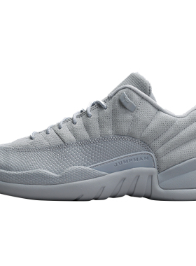 北卡大学 air jordan 12 low aj12 狼灰 灰麂皮 乔治城308317-002