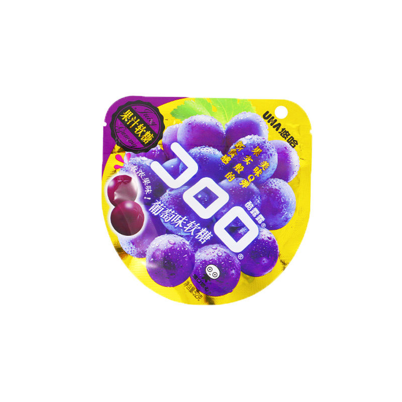 uha悠哈味觉果汁软糖40gx1包酷露露爆浆水果网红零食橡皮qq糖