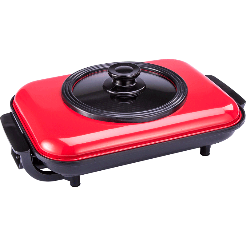 烤肉锅韩式家用无烟烧烤炉韩国煎锅烙多功能电烤盘烤肉机烤鱼不粘