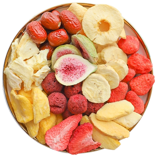 综合脱水蔬菜干水果干果蔬脆片混合装香菇秋葵干休闲零食即食袋装