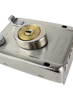 兴辉自动碰锁老式防盗门锁外装门锁铁门锁机械门锁木门锁全铜锁芯