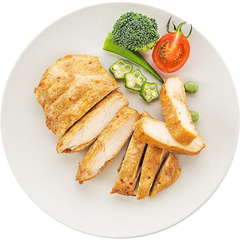 优形鸡胸肉电烤烧烤味10袋 健身即食低脂代餐轻食鸡肉食品 - 凤祥食品