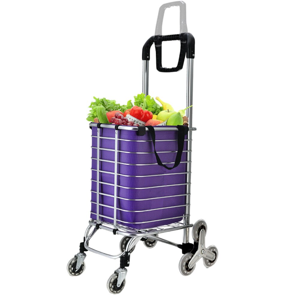 购物车买菜车小拉车爬楼便携可折叠拖车家用拉杆车手推车拉货手拉