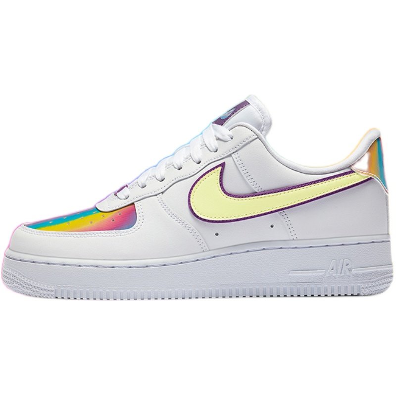 烽火严选 nike air force 1 af1镭射反光男女休闲板鞋 dc0710-191