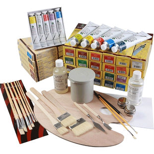 马利油画颜料单支170ml美术用品画材工具初学者白色原料染料马力油花