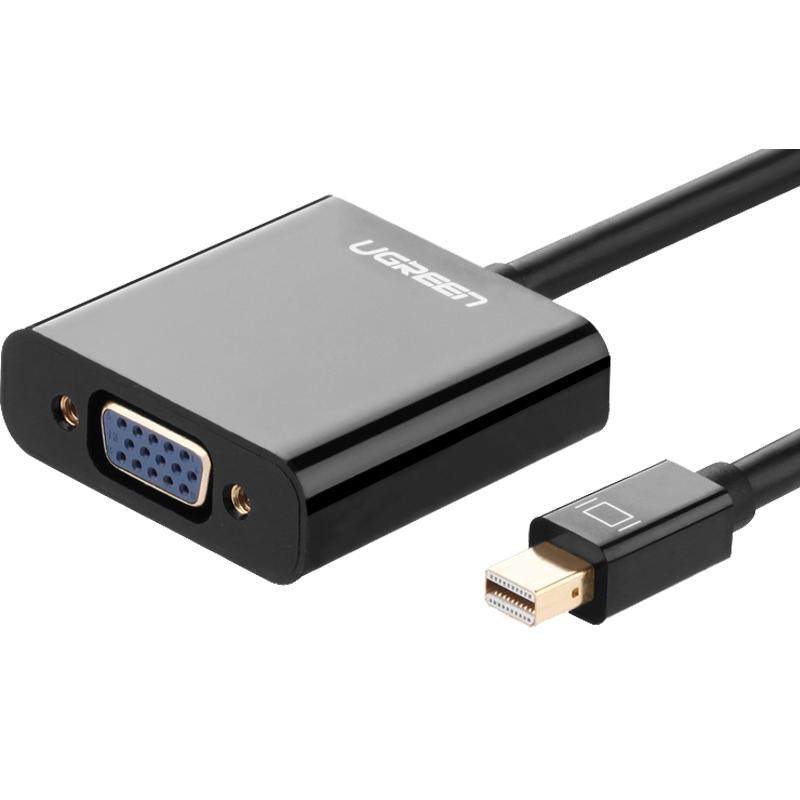 minidp转vga转换器笔记本macbookair投影仪连接线1080p高清雷电接口