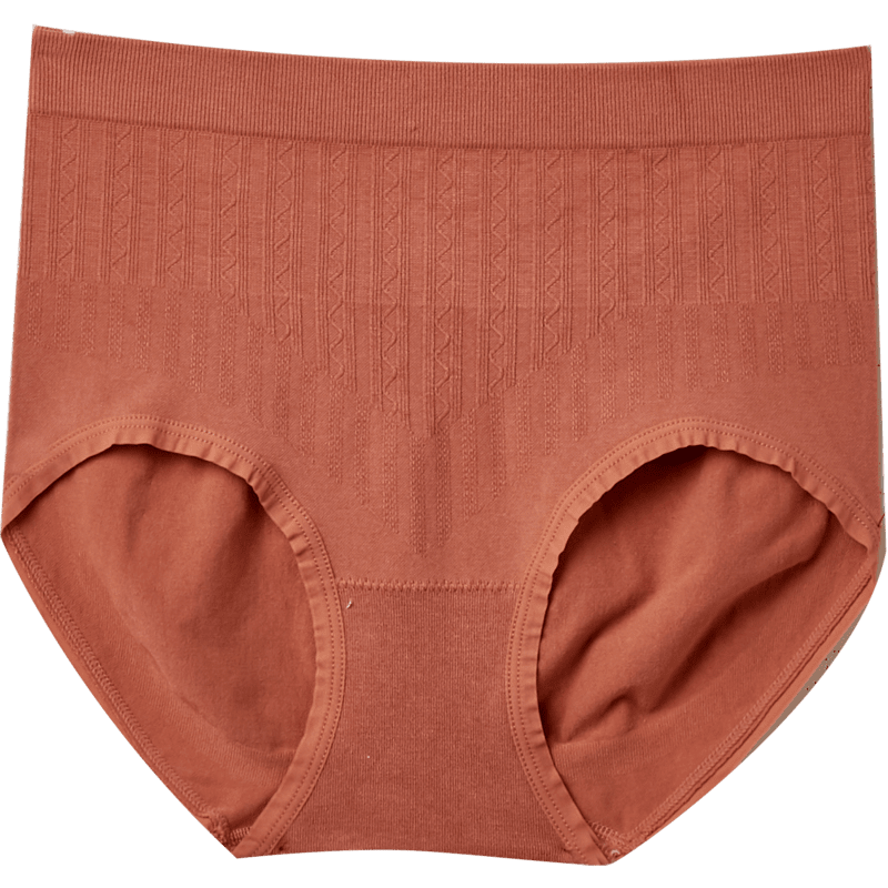 三福 女中腰半平角内裤 简约弹力收腹包臀贴身底裤412829 - 三福服饰