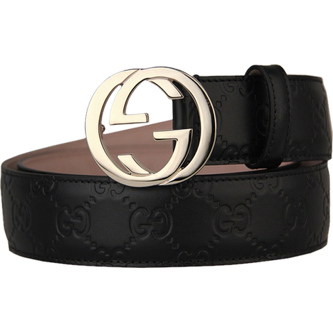 正品gucci/古奇腰带古驰新款真皮时尚板扣酷奇双g男士休闲皮带gk