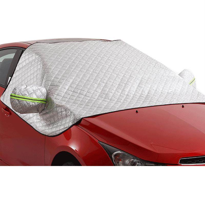 前挡风玻璃罩防晒罩四季隔热降温迈腾半车衣罩防风英