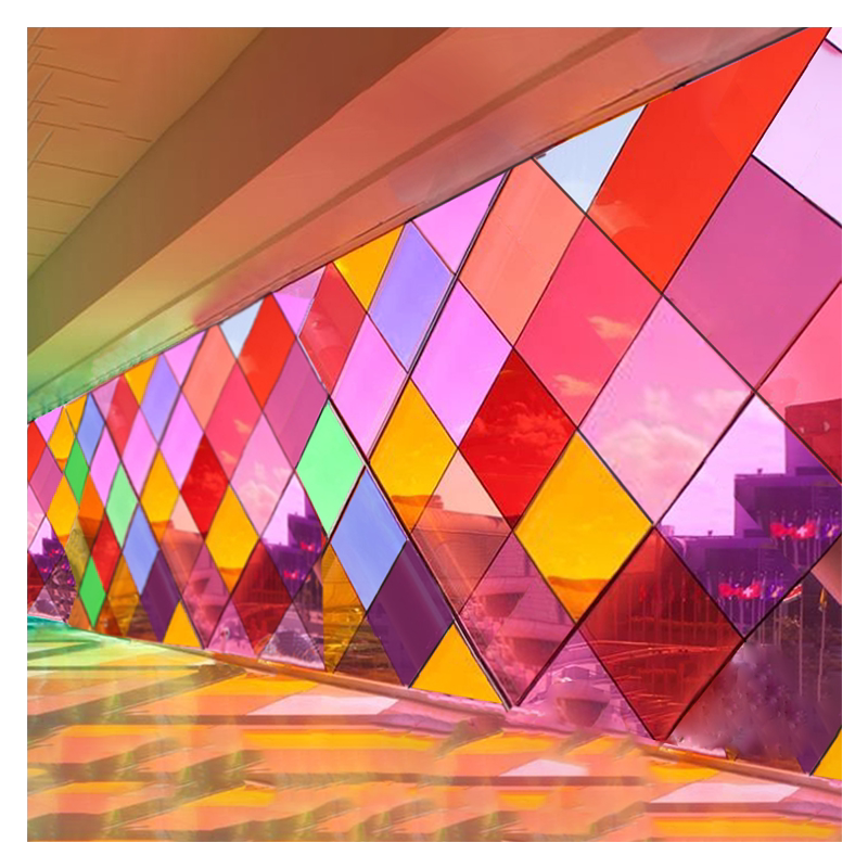 彩色玻璃贴膜窗户玻璃纸婚庆装饰膜幼儿园手工透光透明彩色窗贴纸