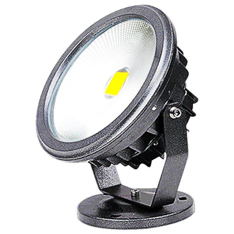 户外投射灯led公园亮化彩色照树射树景观草坪照明投光灯圆形防水