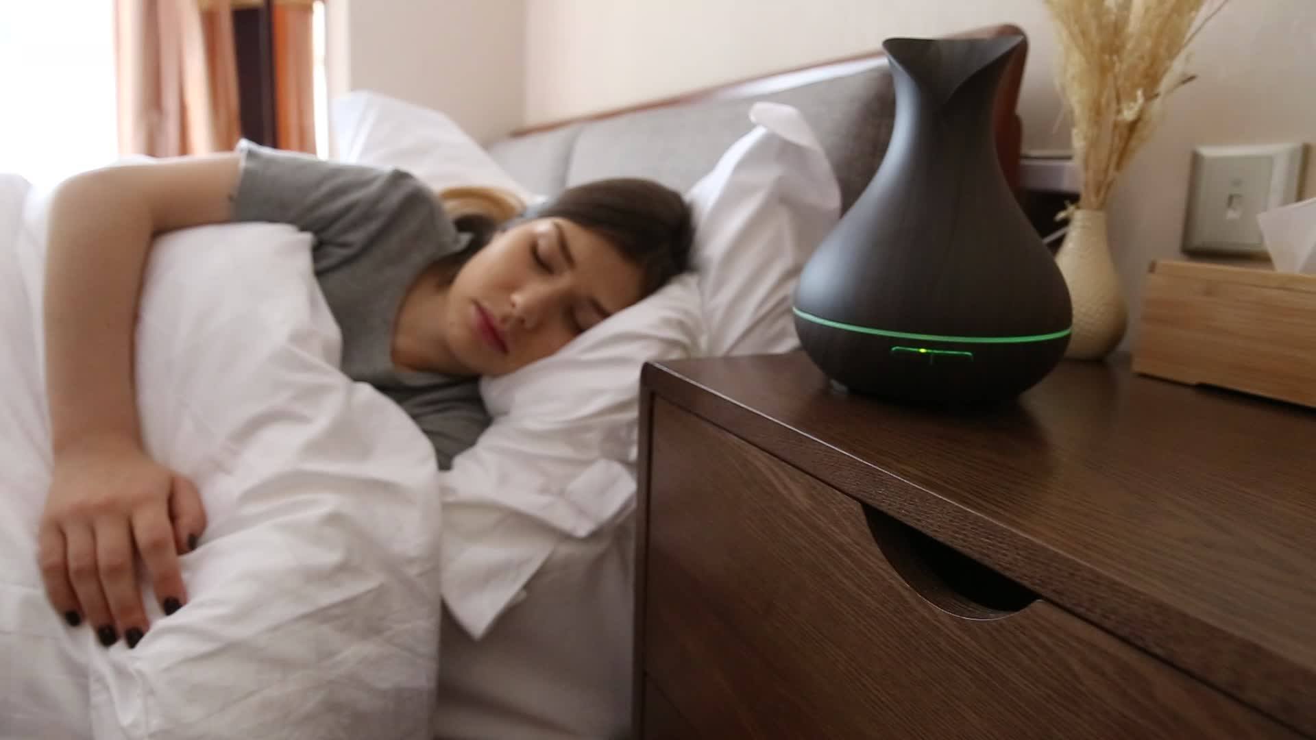 ultrasonic cool mist humidifier 400ml vase shape aroma diffuser