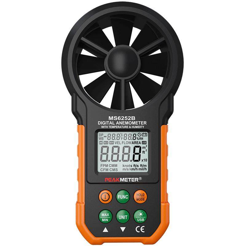 华谊pm6252风速仪高精度风速测量仪数字测风仪风力风量手持风速计