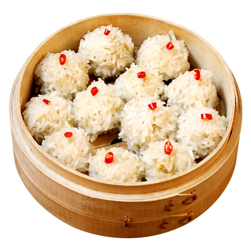 珍珠丸子酒店饭店餐饮宴席菜特色半成品美食私房菜食材糯米肉丸子