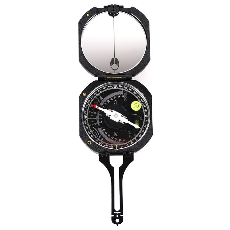 哈尔滨电子地质罗盘仪高精度指南针阻尼指针金属机身野外用 hgc-4