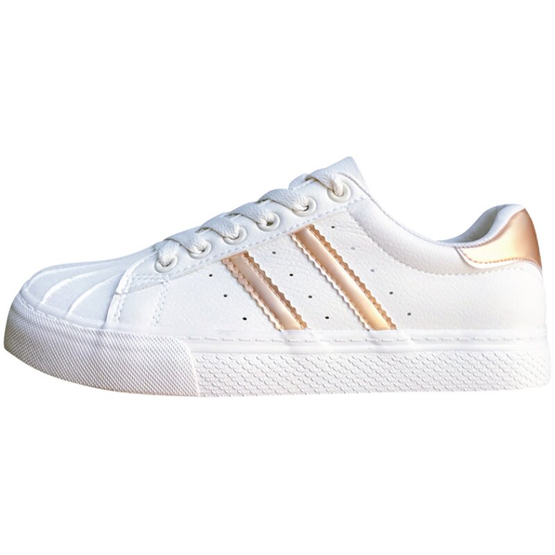 贝壳头网红小白鞋2020年新款女鞋爆款百搭秋季金标女休闲运动板鞋