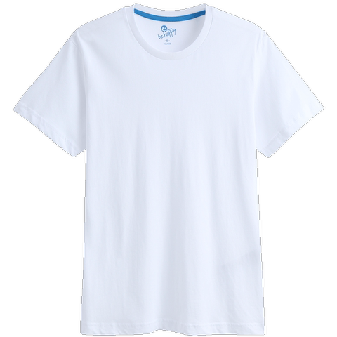 堡狮龙纯棉短袖t恤男士纯色休闲衣服19夏季4100600a1