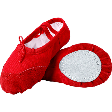 【南极人】儿童成人练功软底中国舞芭蕾舞鞋,防滑皮革,舒适透气,面料