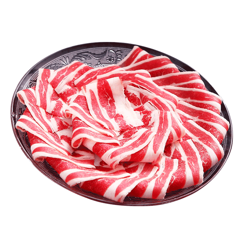 进口原切新西兰雪花肥牛片