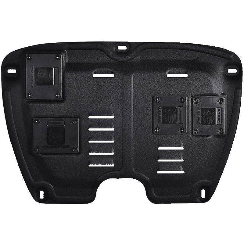 21款锰钢汽车发动机下护板20款铝镁合金发动机护板塑钢树脂底护板