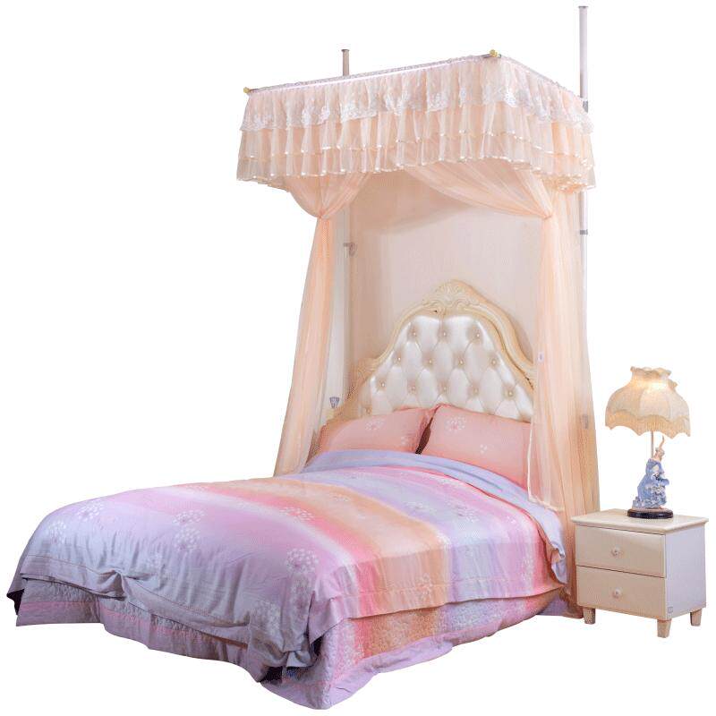 维美诗天地杆伸缩升降蚊帐加密加厚支架1.8m米床家用新款1.2/1.5m