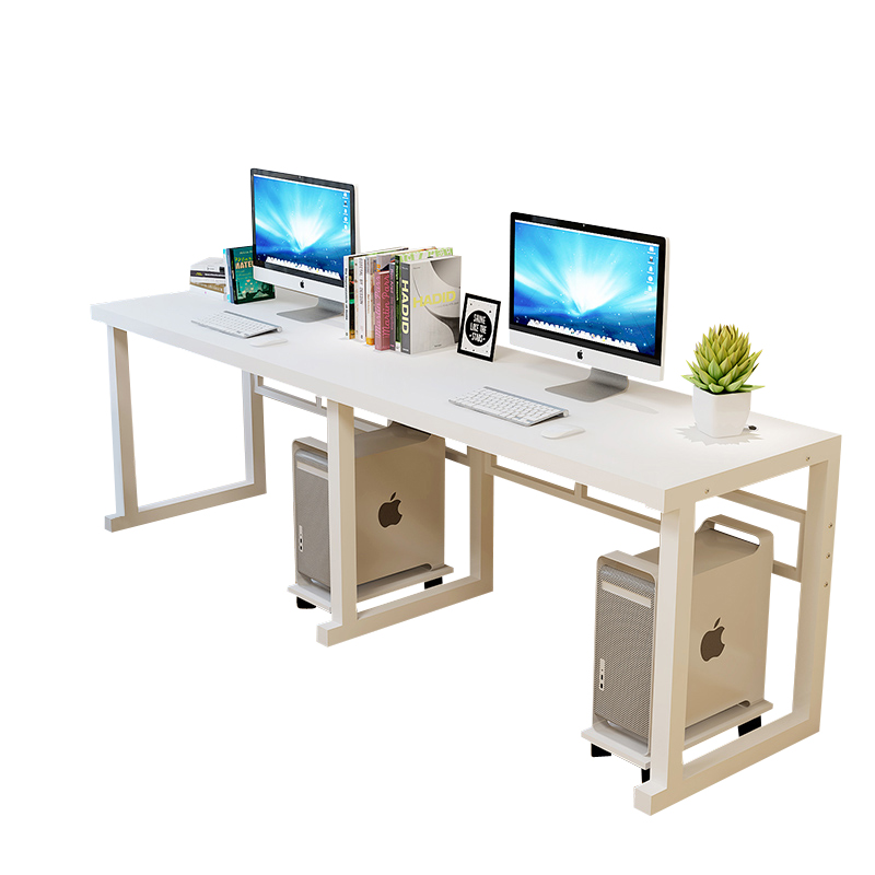 双人电脑台式桌现代简约家用卧室书桌学生写字桌情侣电竞桌双人桌
