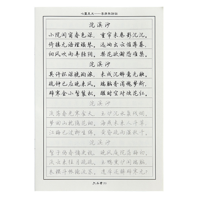 六品堂练字帖成人行楷练字大学生成年男女生字体漂亮行书楷书硬笔书法