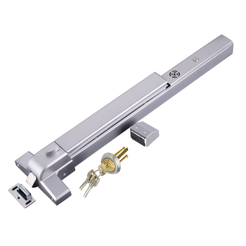 凯迪诗 平推式防火门锁逃生门锁推杆锁消防门锁安全通道锁带报警