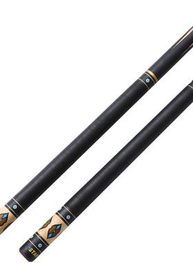 星牌台球杆黑八球杆大头杆美式九球球杆13mm杆头桌球杆加长打杆