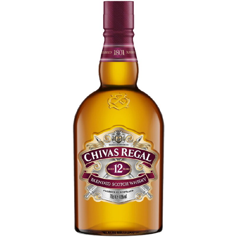 英国原装进口洋酒芝华士威士忌12年chivas regal 500ml 烈酒包邮