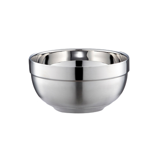 304不锈钢双层碗儿童