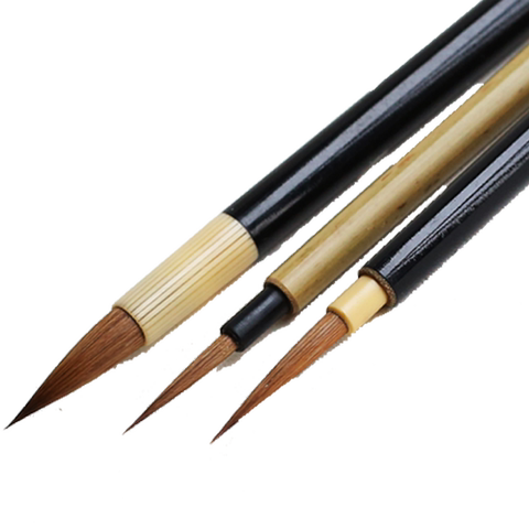 漫画学生狼毫勾线笔蒲公英玲珑国画画套装成人水彩画笔手工毛笔支包邮