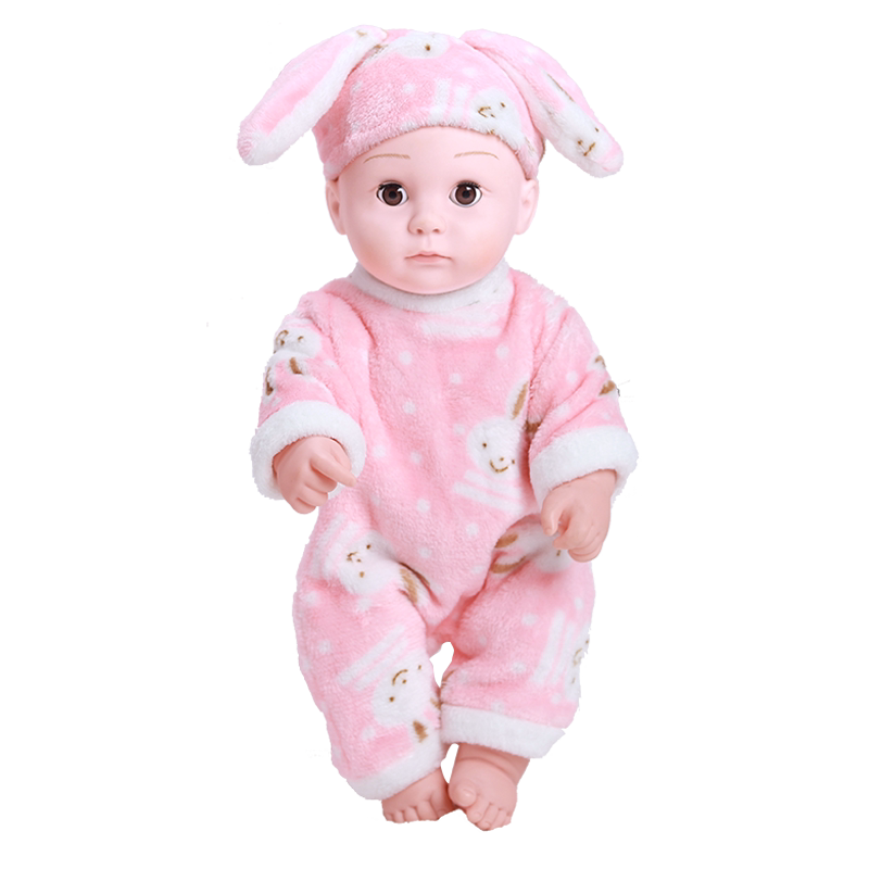 迪诺芭比特大单个假娃娃会说话的仿真婴儿宝宝洋娃娃套装女孩玩具