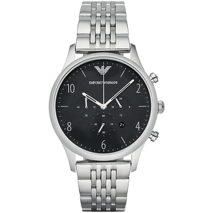 【直营】armani 阿玛尼手表男 多功能时尚三眼飞行员系列ar2448