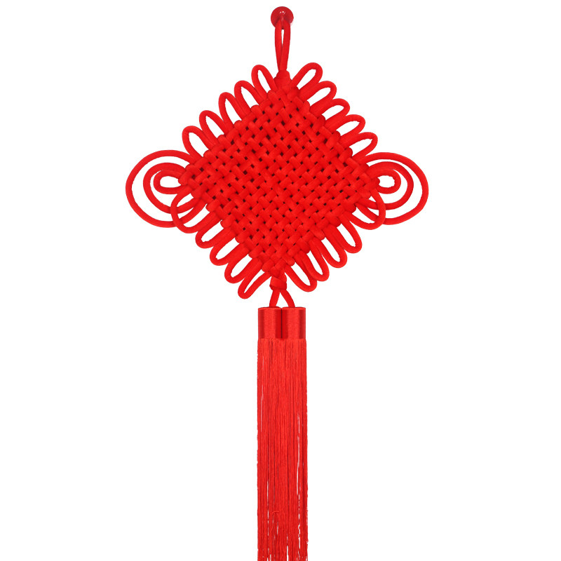 中国结挂件小平安结客厅大号背景墙新居高档辟邪镇宅装饰玄关家居