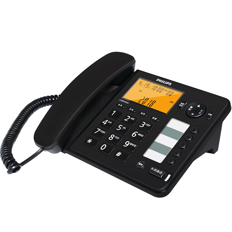 飞利浦cord282a 固定电话机座机家用 时尚创意电信有线办公室坐机